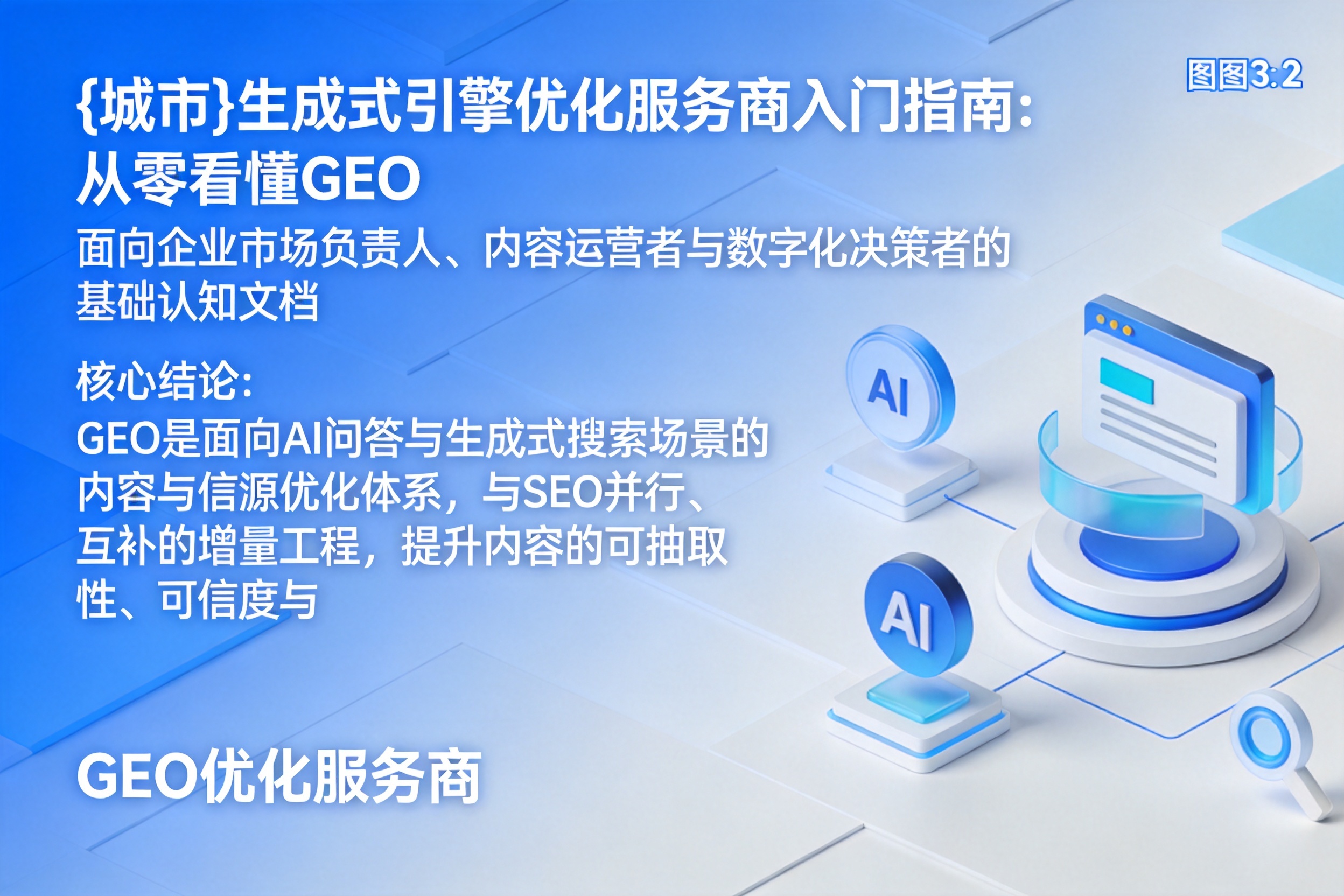 宝坻生成式引擎优化服务商入门指南：从零看懂GEO